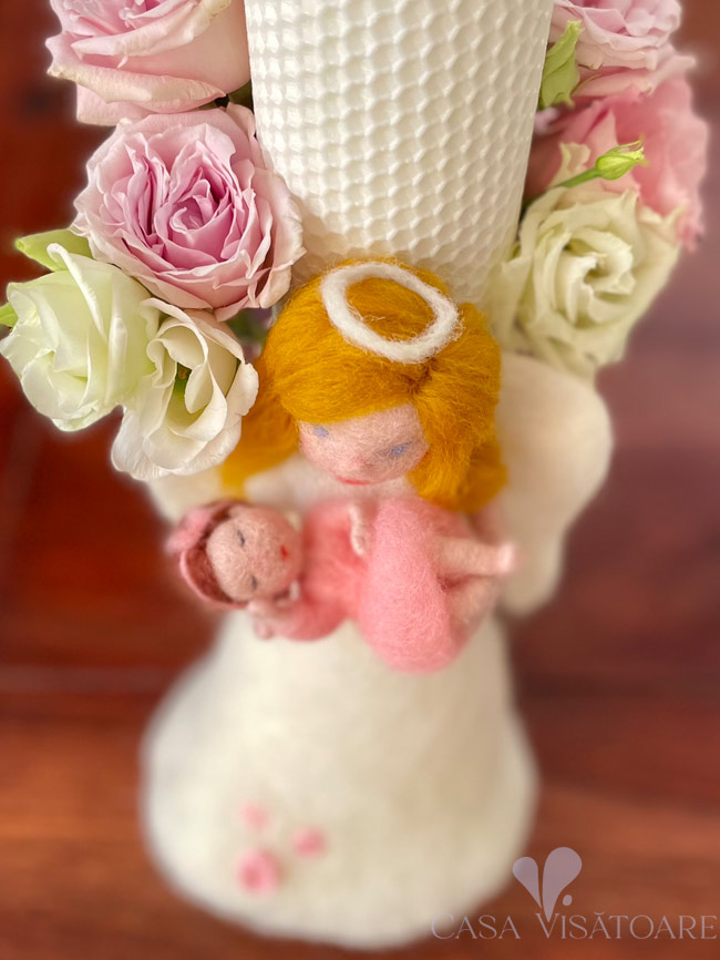 Lumanare botez Ilinca