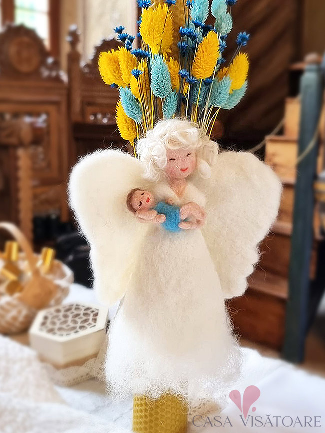 Lumanare botez Tudor